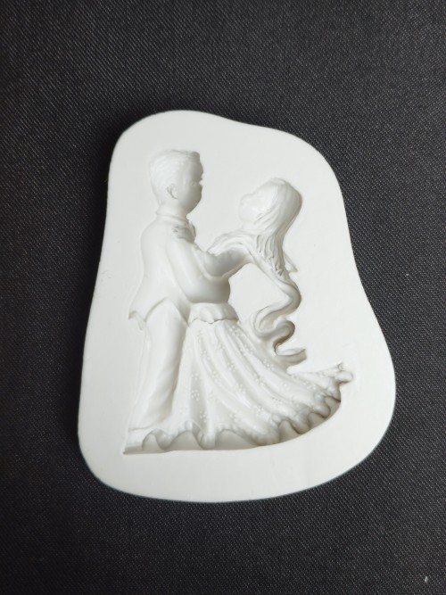 Mini Dancing Couple Shape Fondant Mold - BNBA