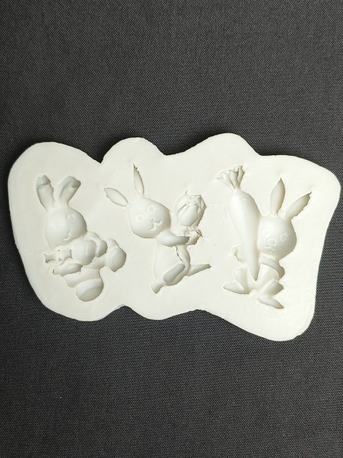 3D Rabbit Shape Fondant Mold - BNBA