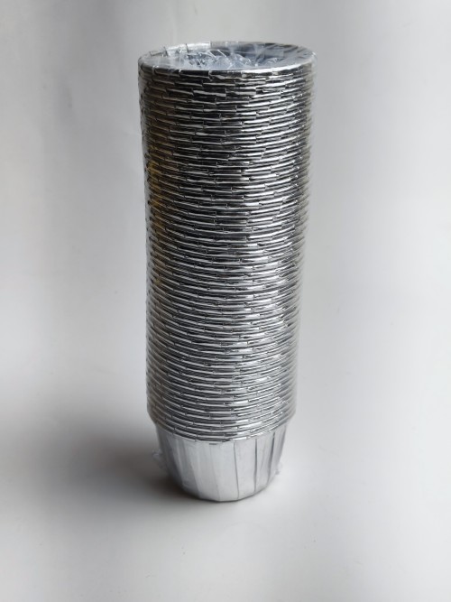 Metallic Cupcake Liner Silver (Pack of 50pcs) - BNBA