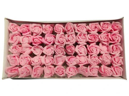 Dark Pink Artificial Flowers For Cake (50pcs) - BNBA