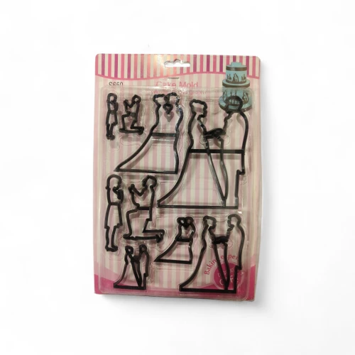 Fondant Cutter couple Theme - BNBA
